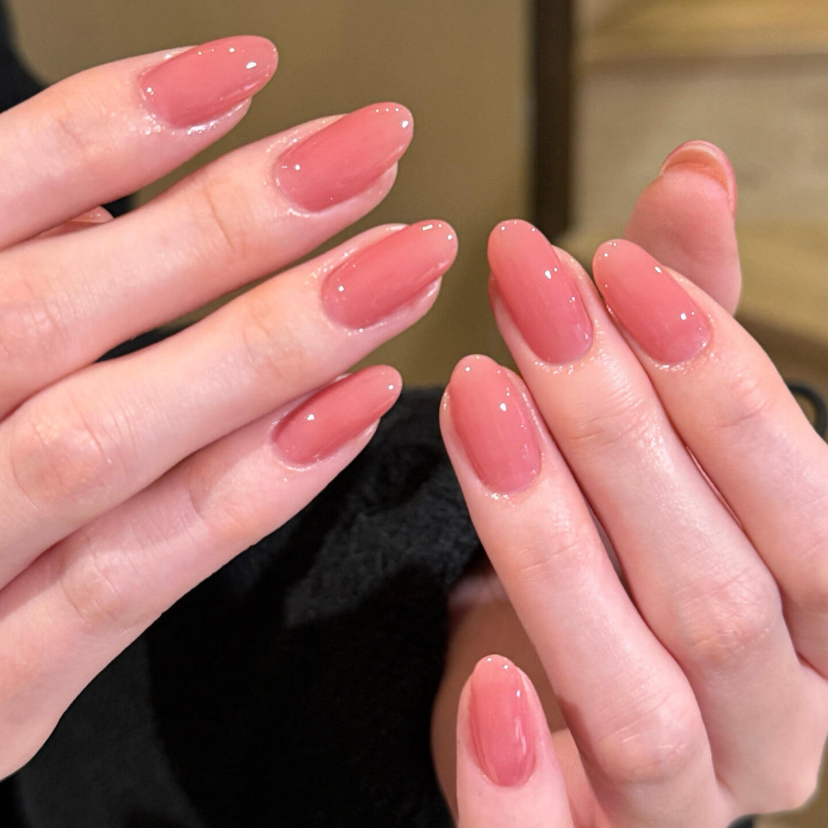 [Jiaodidi] Rena Esaka Nude Gentle Youthful Handmade Wear-On Nail 126 Styles with Box Tool Bag